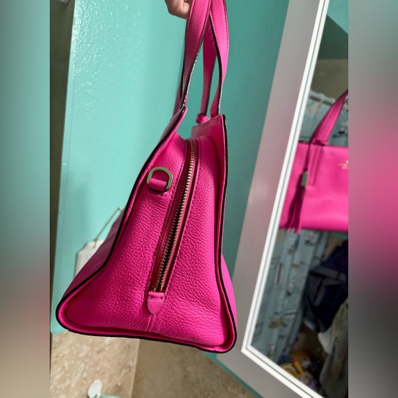 Kate Spade Pink Leather Crossbody Tote Bag NWOT - Picture 3 of 5